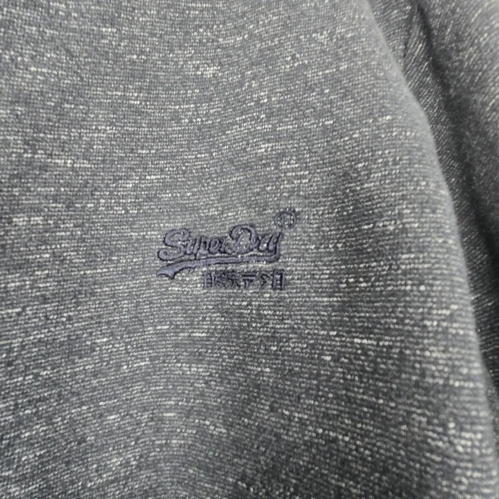 Superdry Mens Classic Crew Neck Sweatshirt Slim 2XL Orange Label Blue Athleisure
